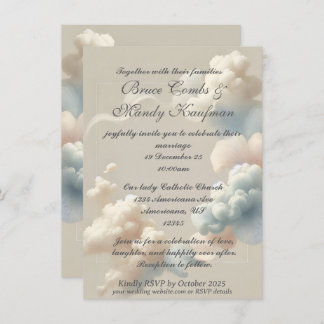 Invitation Ethereal Bliss (sans feuille)