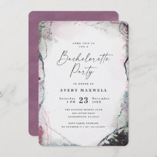 Invitation Ethereal Wisteria Light Purple Bachelorette