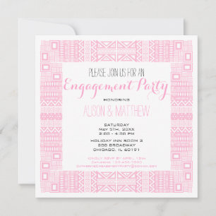 Invitation Ethnic Design Custom Engagement Party #1