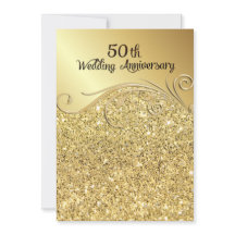 Étincelle Dorée 50e Anniversaire de Mariage