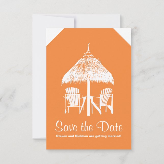 Invitation Étiquette de bagage pour la Jamaïque (Devant)