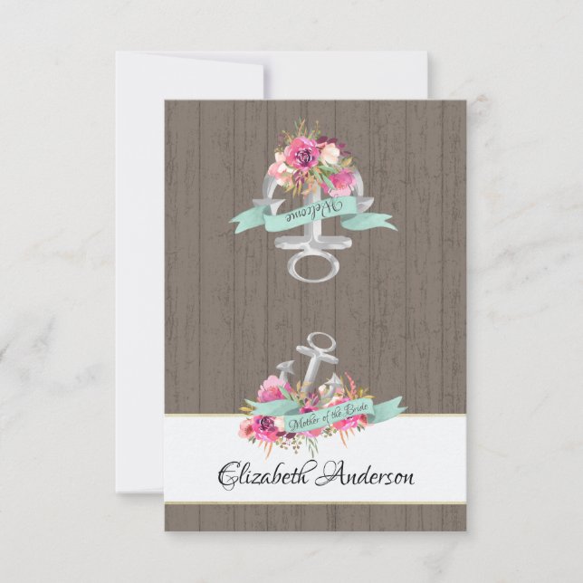 Invitation Étiquette de table Ruban et Dentelle en Étoile de  (Devant)