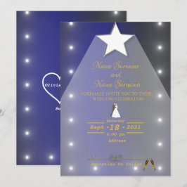 Invitation Étoile brillante