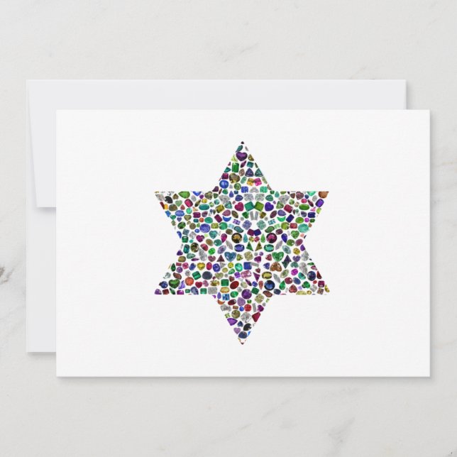 Invitation Étoile de David (Devant)