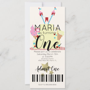 Invitation étoile en feuille d'aluminium pour fête