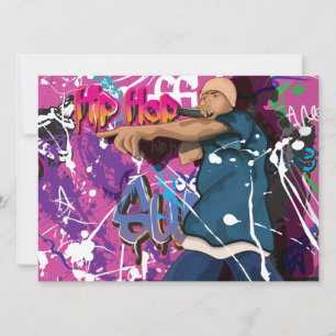 Invitation Étoile Hip hop