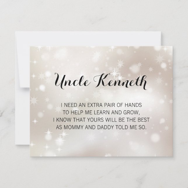 Invitation Étoiles Célestes Serez-Vous Ma Proposition De Parr (Devant)