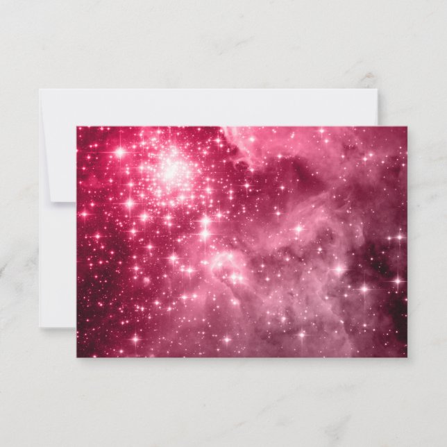 Invitation Etoiles de framboise (Devant)