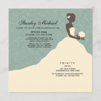 Étonnant tronc de mariée Montrer l'invitation
