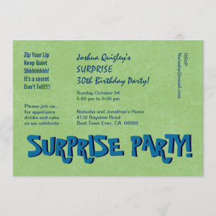 Invitation ÉTONNEZ la 30ème marine verte moderne V02 de fête