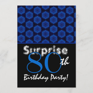 Invitation ÉTONNEZ les étoiles bleues royales W1449 du