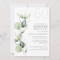 Eucalyptus Botanical Mom 60e anniversaire