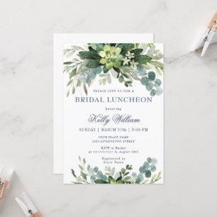 Invitation Eucalyptus BRIDAL LUNCHEON