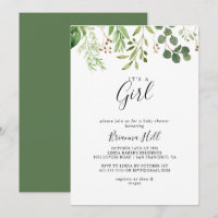 Eucalyptus Brown Floral C'est un Baby shower de fi