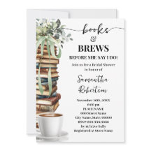 Eucalyptus Livres & Boissons Coffee Baby Shower nu
