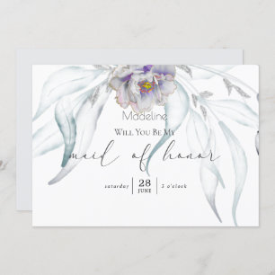 Invitation Eucalyptus Matron d'honneur Invit au printemps mod