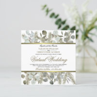 Eucalyptus rustique & Pine Elegant Mariage virtuel