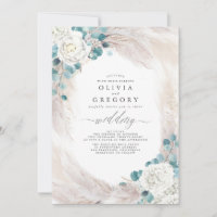 Eucalyptus Verdure Pampas Grass Mariage exotique