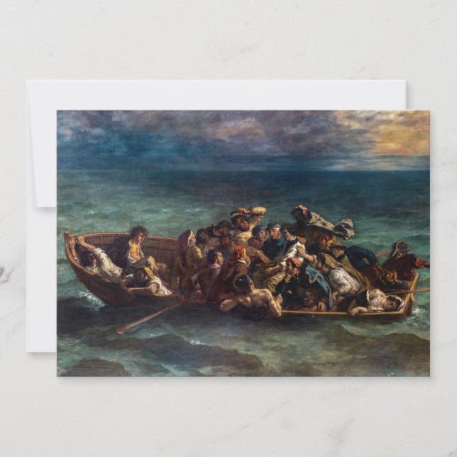 Invitation Eugene Delacroix - L'épave de Don Juan (Devant)