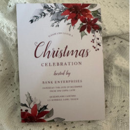 Invitation Événement annuel de fête de Noël