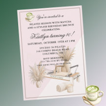 Événement d'anniversaire 40 ans Pilates & Matcha (