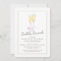 événement de bulles de champagne pour brunch pétil