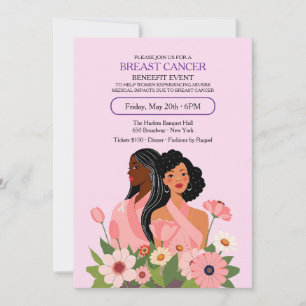 Invitation Événement de cancer du sein afro-américain