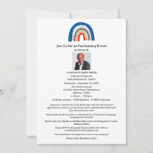 Invitation Événement de collecte de fonds politique unique