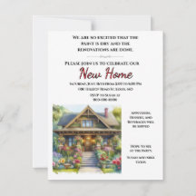 Événement de fête de maison neuve Open House