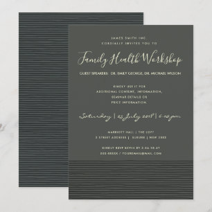 INVITATION ÉVÉNEMENT DE SÉMINAIRE DE L'ATELIER DE LA LIGNE NO