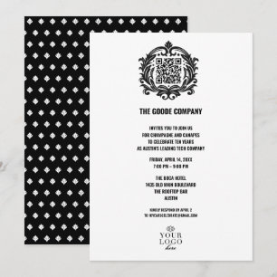 Invitation Événement Entreprise Personnalisé   Code QR