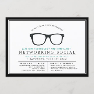 Invitation Événement social d'affaires locales sérieuses des