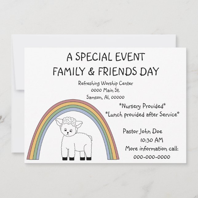 Invitation Événement spécial de collecte d'invitations de l'É (Devant)