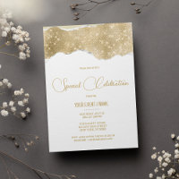 Événement spécial paillettes argent or blanc de lu