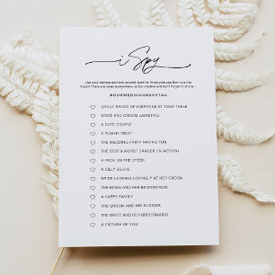 Invitation EVERLEIGH I Spy Mariage Game Card