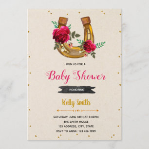 Invitation Exécuter pour l'invitation du rose