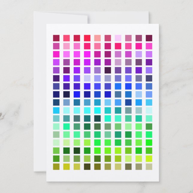 Invitation Exemple de couleur Invitation13 (Devant)