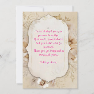 Invitation exemple de message de gratitude