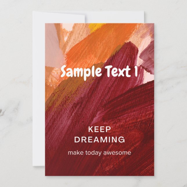 Invitation Exemple d'invitation test 1 (Devant)