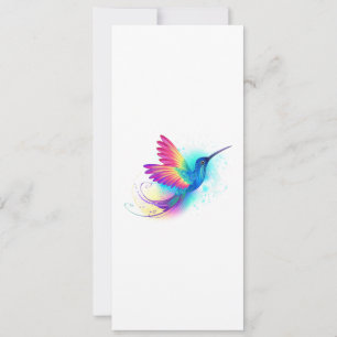 Invitation Exotic Rainbow Hummingbird