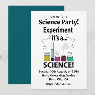 Invitation Expérience scientifique C'est une science