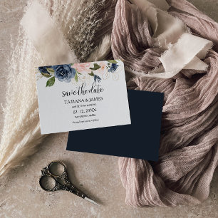 Invitation Exquise Automne Floral Mariage Enregistrer la date