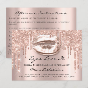 Invitation Extension Lash Instruction de suivi Spark Kiss