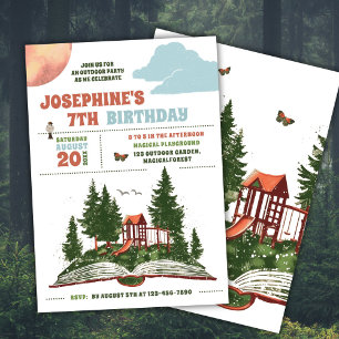 Invitation Extérieur Aventure 2 Anniversaire