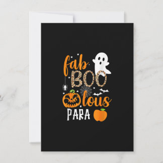 Invitation Fab Boo Lous Para Funny Halloween Teaching