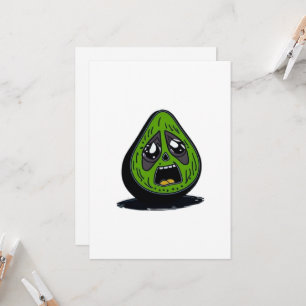 Invitation Face drôle d'Avocado