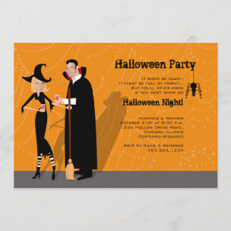 Invitation "Face in Hole" d'Halloween