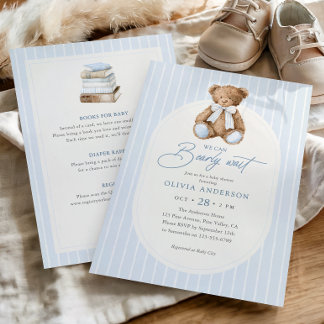 Invitation Faire à peine attendre Ourson Tout-en-un Baby Show