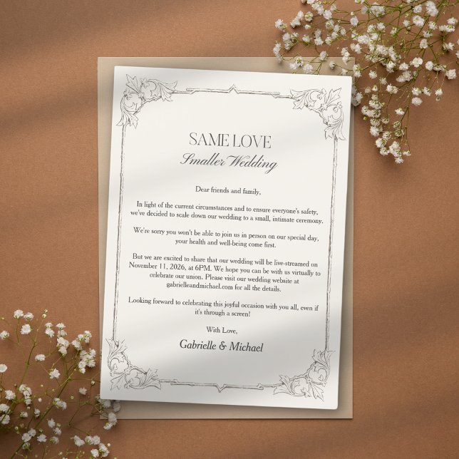Invitation Faire annonce de mariage en or Apologie de déclass (Créateur téléchargé)