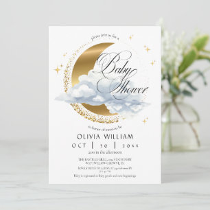 Invitation Faire Baby Shower Céleste Mixte